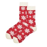 Unisex Christmas Cartoon Cotton Crew Socks A Pair sku image 1