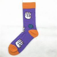 Unisex Casual Geometric Cotton Crew Socks A Pair sku image 12