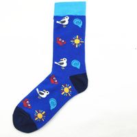 Unisex Casual Geometric Cotton Crew Socks A Pair sku image 27