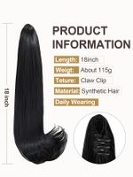 Women's Simple Style Street High Temperature Wire Ponytail Wigs main image 2