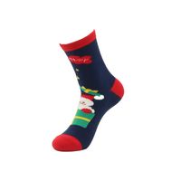 Unisexe Noël Sapin De Noël Père Noël Wapiti Coton Crew Socks Une Paire main image 4