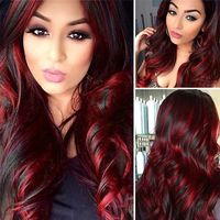 Women's Hip-hop Punk Casual Stage Street High Temperature Wire Long Bangs Long Curly Hair Wigs sku image 3