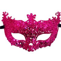 Halloween Glam Funny Solid Color Plastic Holiday Daily Party Mask main image 4