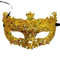 Halloween Glam Funny Solid Color Plastic Holiday Daily Party Mask sku image 1