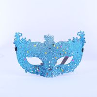 Halloween Glam Funny Solid Color Plastic Holiday Daily Party Mask sku image 5