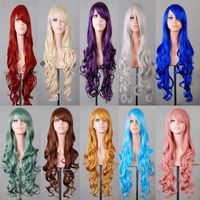Women's Exaggerated Lolita Party Cosplay High Temperature Wire Side Fringe Long Curly Hair Wigs main image 1