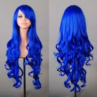 Women's Exaggerated Lolita Party Cosplay High Temperature Wire Side Fringe Long Curly Hair Wigs sku image 4