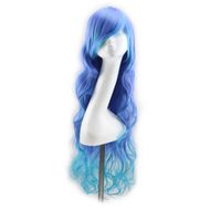 Women's Exaggerated Lolita Party Cosplay High Temperature Wire Side Fringe Long Curly Hair Wigs sku image 16