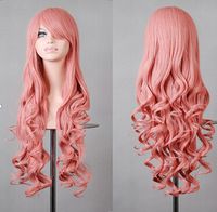 Women's Exaggerated Lolita Party Cosplay High Temperature Wire Side Fringe Long Curly Hair Wigs sku image 10