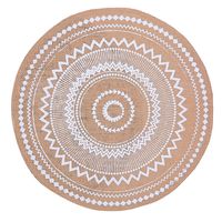 Chinoiserie Vacation Solid Color Wood Placemat sku image 2