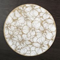 Chinoiserie Vacation Solid Color Wood Placemat sku image 11