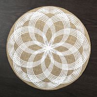 Chinoiserie Vacation Solid Color Wood Placemat sku image 13