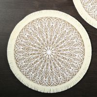 Chinoiserie Vacation Solid Color Wood Placemat sku image 30
