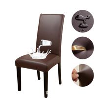 Chinoiserie Casual Vacation Solid Color Leather Chair Cover main image 5