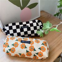 Flower Cloth Learning School Cute Pastoral Korean Style Pencil Case main image 5
