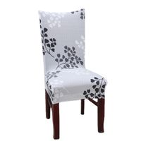 Chinoiserie Vacation Flower Polyester Chair Cover main image 6