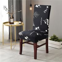 Chinoiserie Vacation Flower Polyester Chair Cover sku image 1