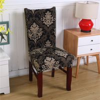 Chinoiserie Vacation Flower Polyester Chair Cover sku image 2