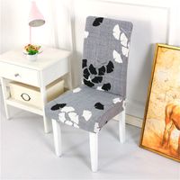Chinoiserie Vacation Flower Polyester Chair Cover sku image 5