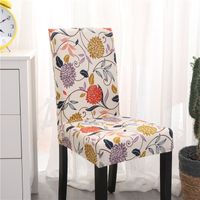 Chinoiserie Vacation Flower Polyester Chair Cover sku image 9