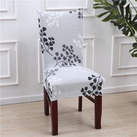 Chinoiserie Vacation Flower Polyester Chair Cover sku image 22