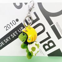 Cute Tortoise Plush Unisex Bag Pendant Keychain sku image 3