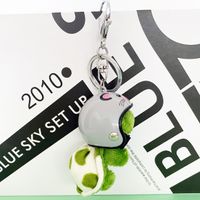 Cute Tortoise Plush Unisex Bag Pendant Keychain sku image 8