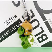 Cute Tortoise Plush Unisex Bag Pendant Keychain sku image 6