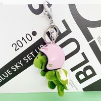 Cute Tortoise Plush Unisex Bag Pendant Keychain sku image 10