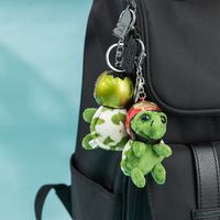 Cute Tortoise Plush Unisex Bag Pendant Keychain main image 5