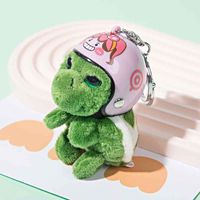 Cute Tortoise Plush Unisex Bag Pendant Keychain sku image 25