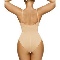 Solid Color Waist Support Tummy Control Seamless Shaping Underwear main image 5