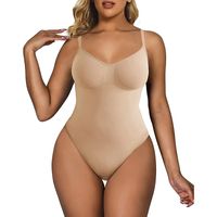 Solid Color Waist Support Tummy Control Seamless Shaping Underwear main image 4