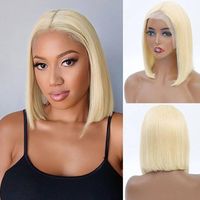 Women's Elegant Weekend Street Real Hair Centre Parting Straight Hair Wigs main image 5