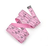 Wentai Tailor Ruler Tape Measure Pink White Black Pvc Plastic Soft Ruler Measuring Body Measurements Clothing Tailor Ruler main image 3