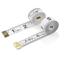 Wentai Tailor Ruler Tape Measure Pink White Black Pvc Plastic Soft Ruler Measuring Body Measurements Clothing Tailor Ruler sku image 2