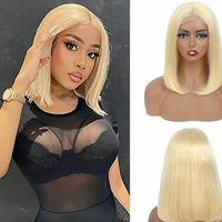 Women's Elegant Weekend Street Real Hair Centre Parting Straight Hair Wigs main image 1