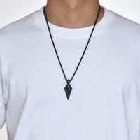 Punk Classic Style Arrow Stainless Steel Men'S Pendant Necklace main image 1