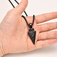 Punk Classic Style Arrow Stainless Steel Men'S Pendant Necklace main image 7