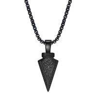 Punk Classic Style Arrow Stainless Steel Men'S Pendant Necklace main image 2