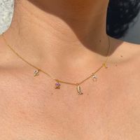 Simple Style Streetwear Boots Copper 18k Gold Plated Zircon Pendant Necklace In Bulk main image 2