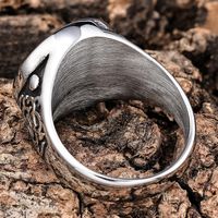 Vintage Style Anchor 304 Stainless Steel Polishing Men'S Wide Band Rings main image 5