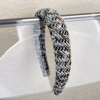 Women's Elegant Lady Houndstooth Spot Cloth Hair Band main image 5