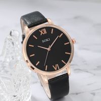 Casual Solid Color Buckle Quartz Women's Watches main image 7