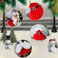 New Pet Christmas Clothes Winter Old Classic Dog Christmas Dress Winter New Year Dress Holiday Factory main image 4