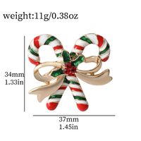 Christmas Style Holiday Brooch Christmas English Letter Pin Bell Drip Badge Holiday Decorations sku image 1