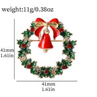 Christmas Style Holiday Brooch Christmas English Letter Pin Bell Drip Badge Holiday Decorations sku image 2