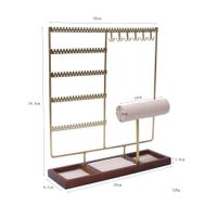 Vintage Style Solid Color Metal Jewelry Rack main image 5