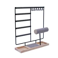 Vintage Style Solid Color Metal Jewelry Rack sku image 1