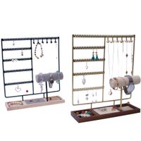 Vintage Style Solid Color Metal Jewelry Rack main image 1